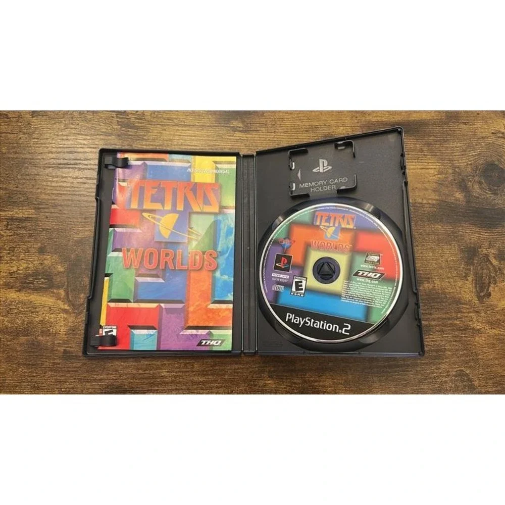 Tetris Worlds Sony PlayStation 2 PS2 Game THQ NTSC Complete CIB 2002 - Tested